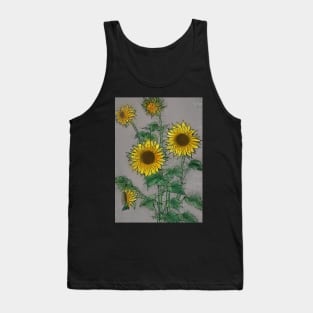 Growing Sunflowers Tank Top